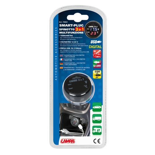 TERMOMETAR+VOLTMETAR+USB PREKO UPALJACA